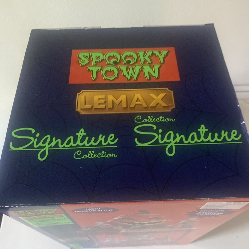 Lemax Spooky Town EERIE GO ROUND Ride Carnival Halloween Animated Lights - Picture 5 of 16